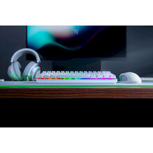 Клавиатура RAZER Huntsman mini Mercury Edition ENG purple switch (RZ03-03390300-R3M1)