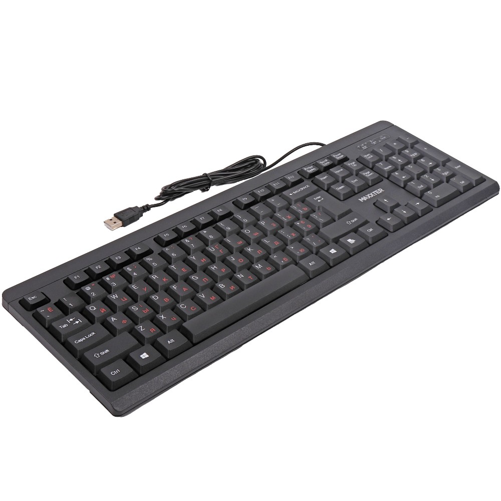 Клавіатура MAXXTER KB-112-U Black Комплектація клавіатура