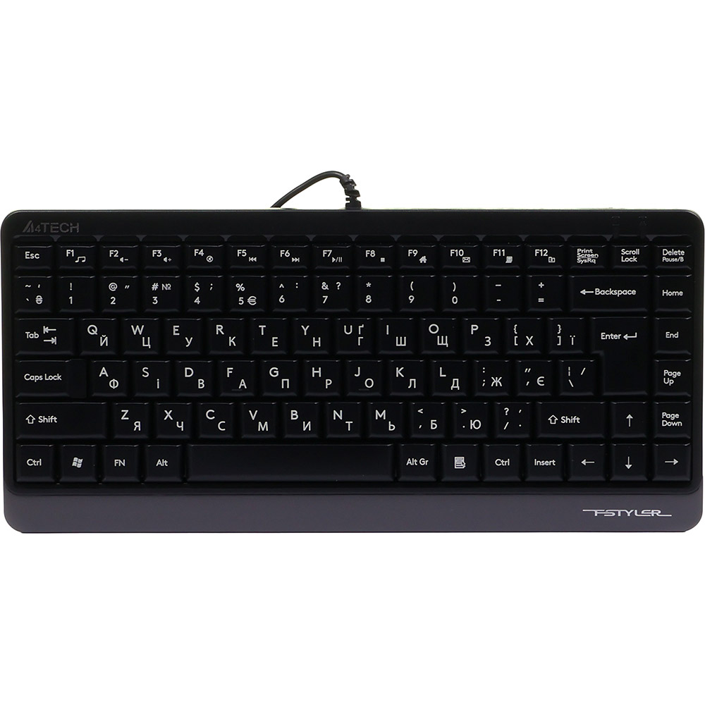 Клавиатура A4TECH FK11 USB Fstyler Compact Size Grey