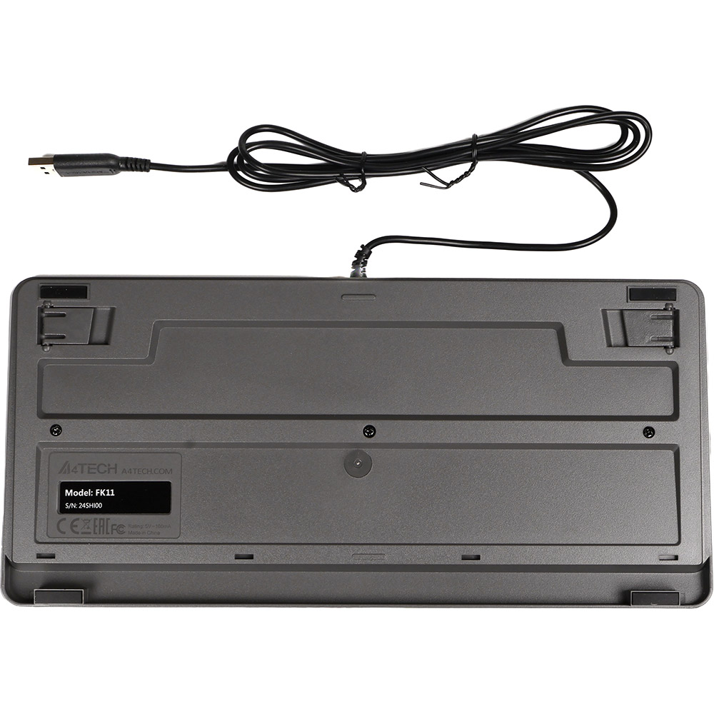 Внешний вид Клавиатура A4TECH FK11 USB Fstyler Compact Size Grey