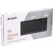 Клавіатура A4TECH FK11 USB Fstyler Compact Size Grey