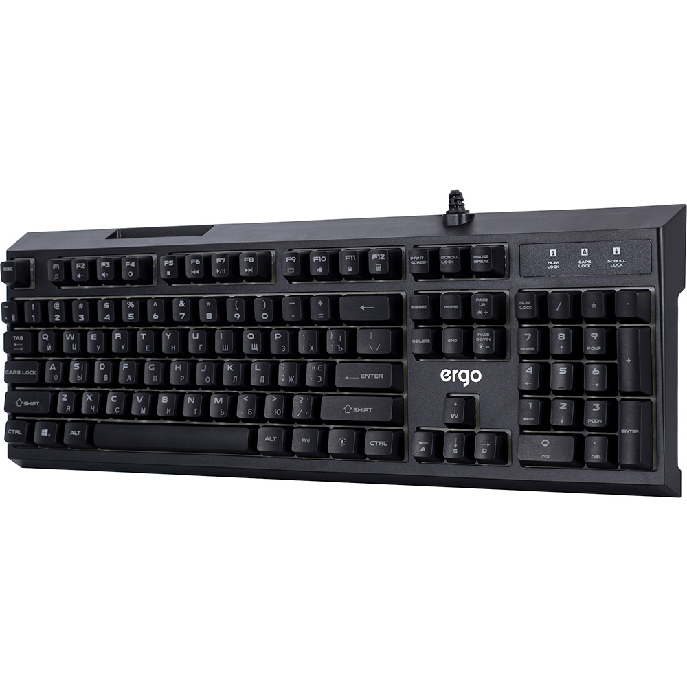 Клавиатура ERGO KB-830HB Конструкция мембранная