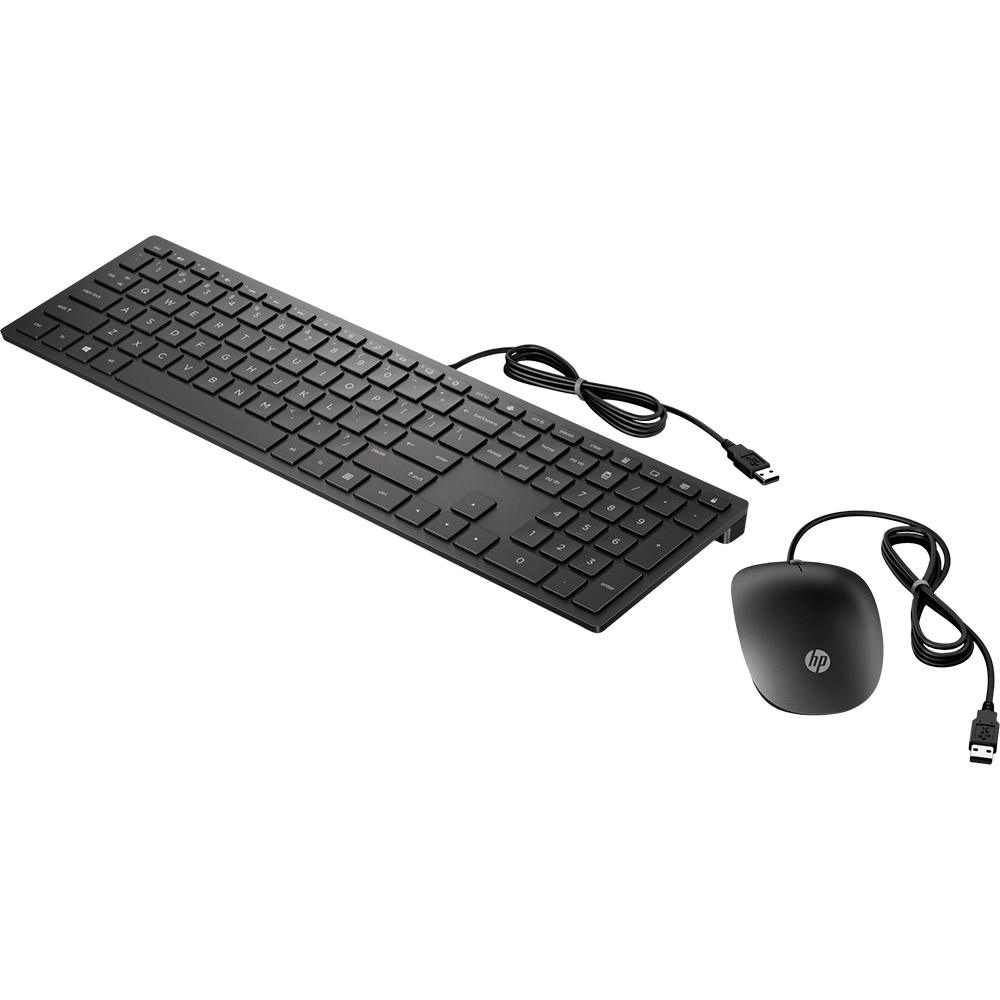 Комплект HP Pavilion Keyboard and Mouse 400 USB Black (4CE97AA) Комплектація клавіатура+миша