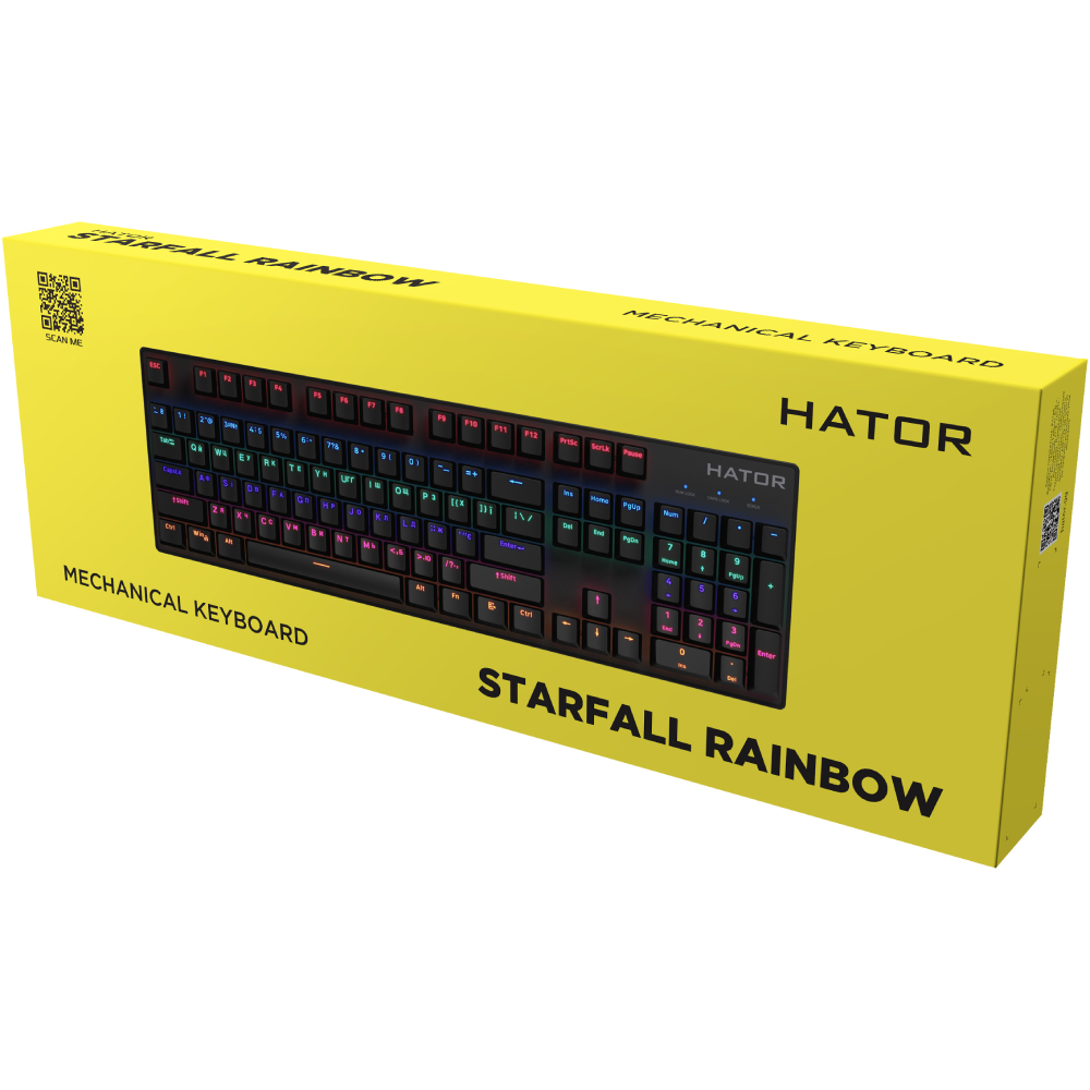 Фото Клавіатура HATOR Starfall Outemu Red (HTK-608)