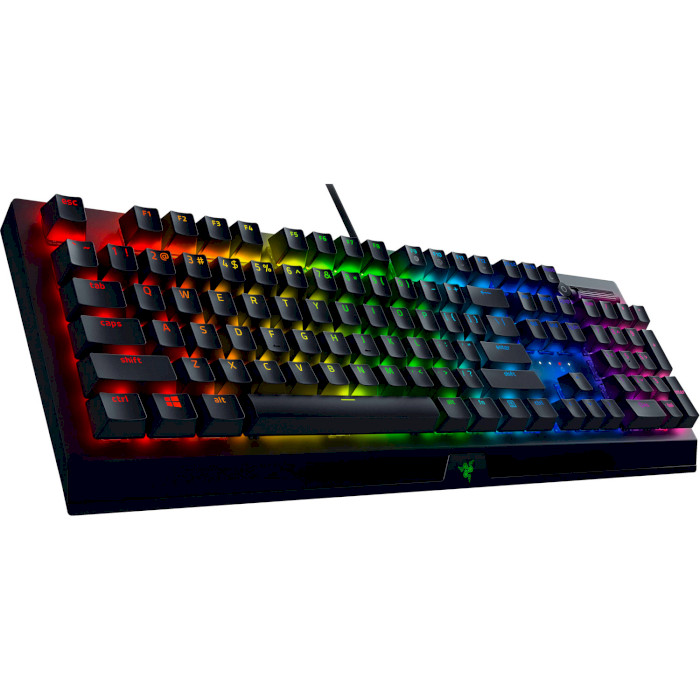 Клавіатура RAZER BlackWidow V3 Yellow Switch USB RU RGB Black (RZ03-03542100-R3R1) Підключення дротове