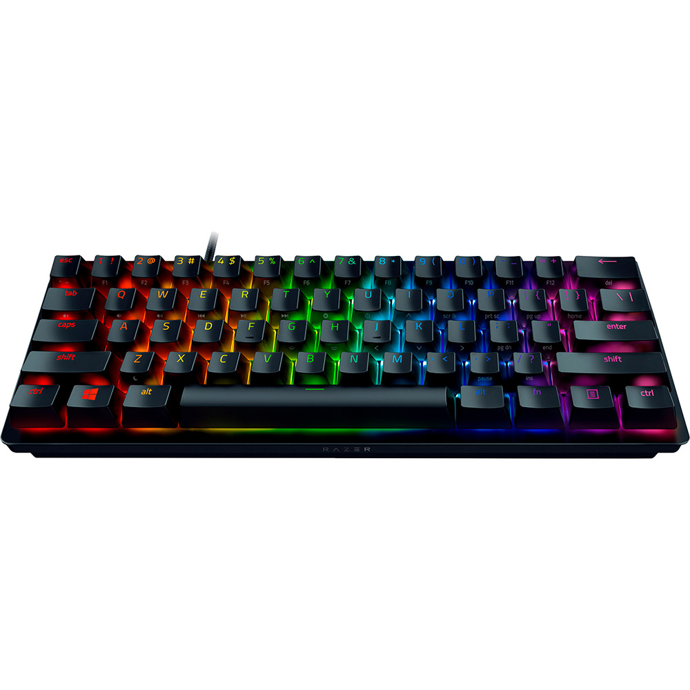 Клавиатура RAZER Huntsman mini Purple Switch RU (RZ03-03391500-R3R1) Конструкция оптико-механическая