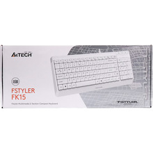 Клавиатура A4TECH Fstyler FK15 White