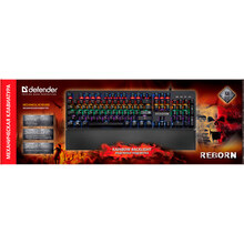 Клавіатура Defender Reborn GK-165DL USB Black (45165)