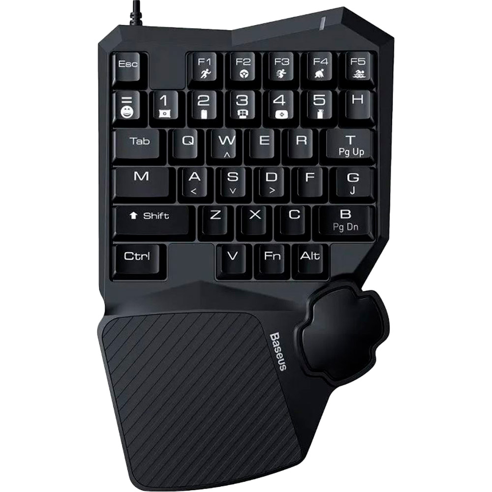 

Клавиатура Baseus GAMO One-Handed Gaming Keyboard Black (GMGK01-01), GAMO One-Handed Gaming Keyboard Чорна