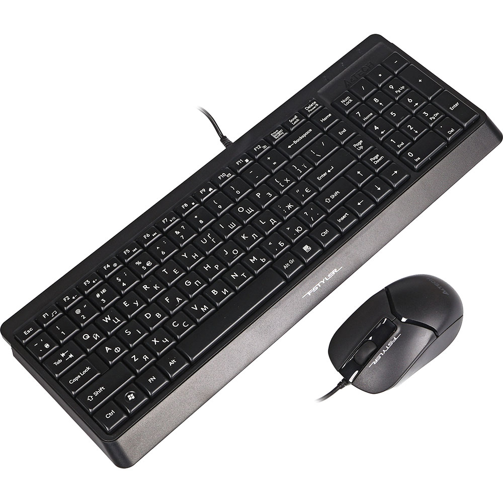 Комплект A4Tech Fstyler F1512 Black Підключення дротове