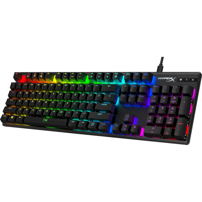 Клавіатура HYPERX Alloy Origins Aqua USB RGB US (HX-KB6AQX-US) Клас ігрова