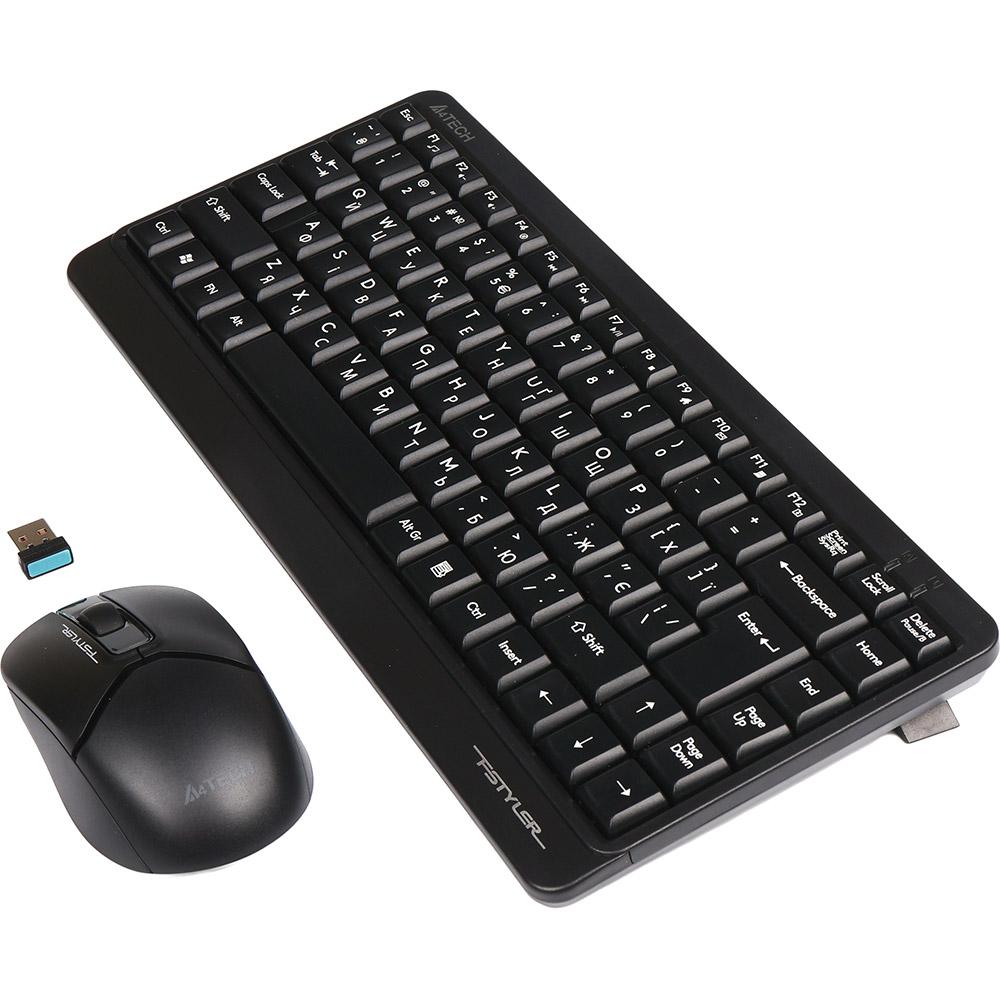 Комплект A4TECH Fstyler FG1112 Black Подключение беспроводное