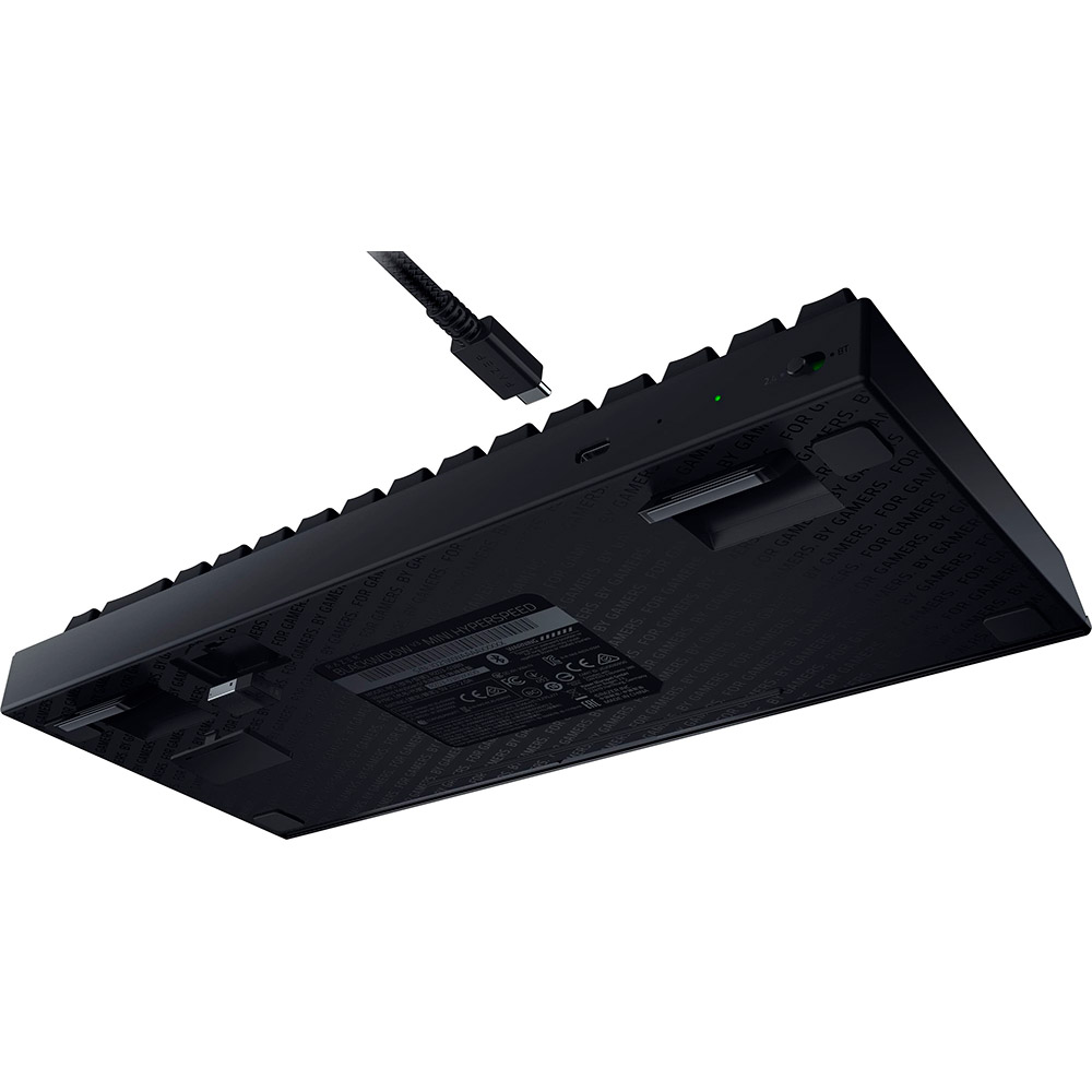 Клавіатура RAZER BlackWidow V3 Mini Hyperspeed Yellow Switch RU (RZ03-03890700-R3R1) Підключення бездротове
