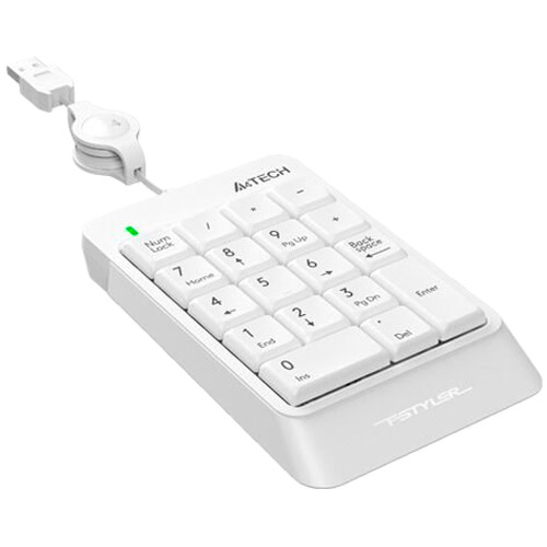 Клавіатура A4Tech Fstyler FK13 Numeric Keypad USB White Комплектація клавіатура