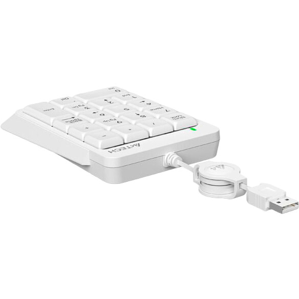 Клавиатура A4Tech Fstyler FK13 Numeric Keypad USB White Конструкция мембранная