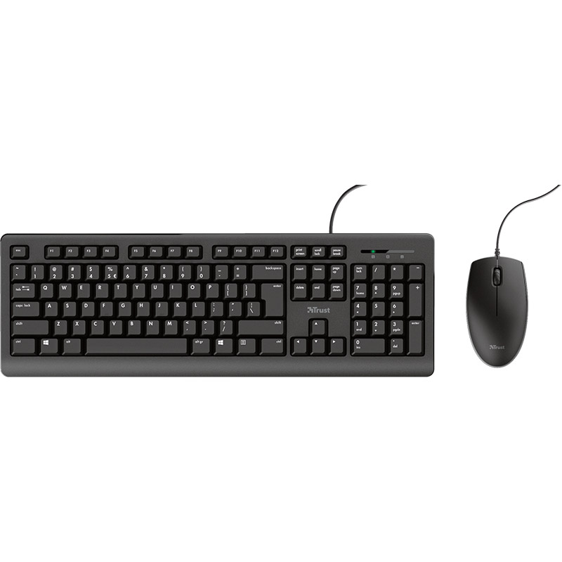 

Комплект TRUST Primo Keyboard And Mouse Set UA, PRIMO KEYBOARD AND MOUSE SET UA