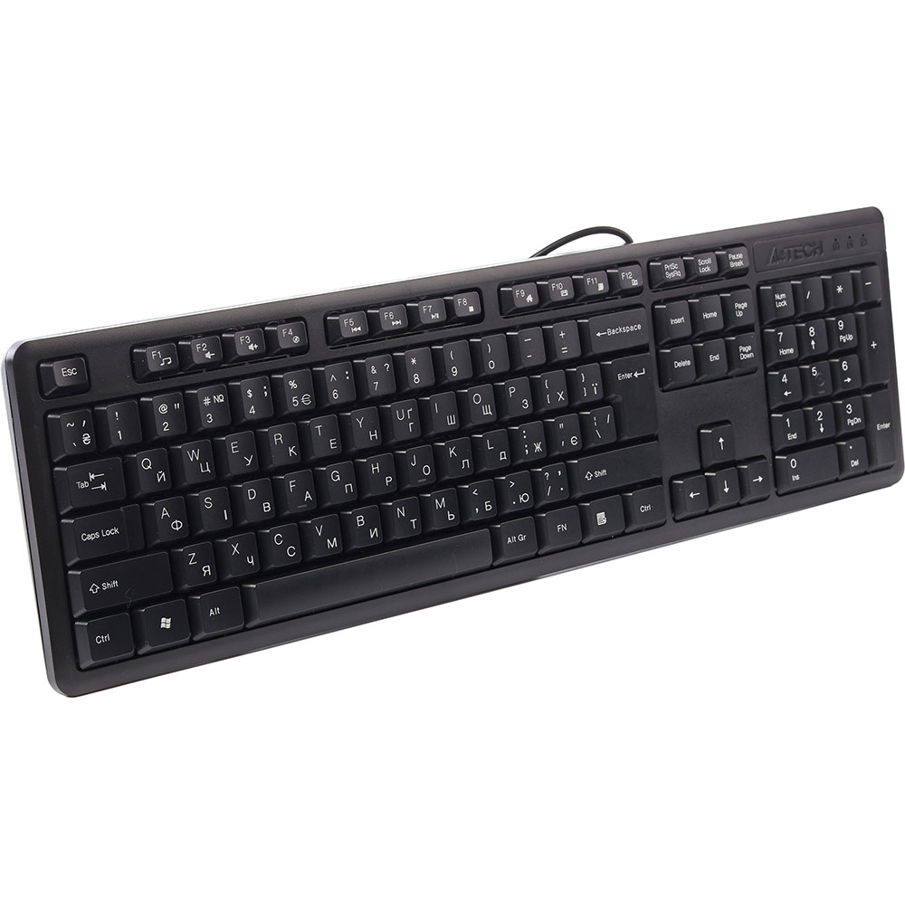 Клавиатура A4TECH KK-3 USB Black Комплектация клавиатура