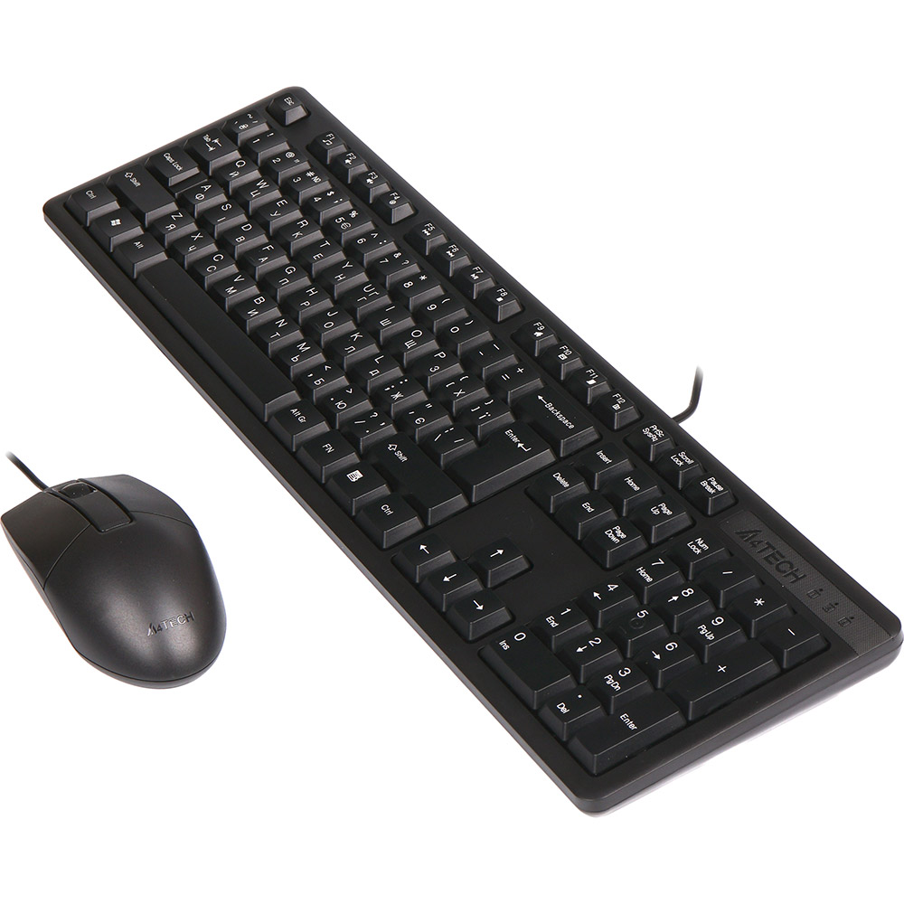 Комплект A4TECH KK-3330S Black Комплектация клавиатура+мышь