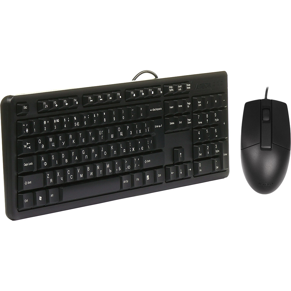 Комплект A4TECH KK-3330S Black Конструкция мембранная