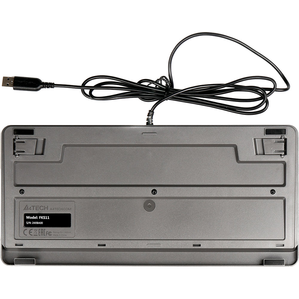 Внешний вид Клавиатура A4TECH FKS11 USB (Grey)