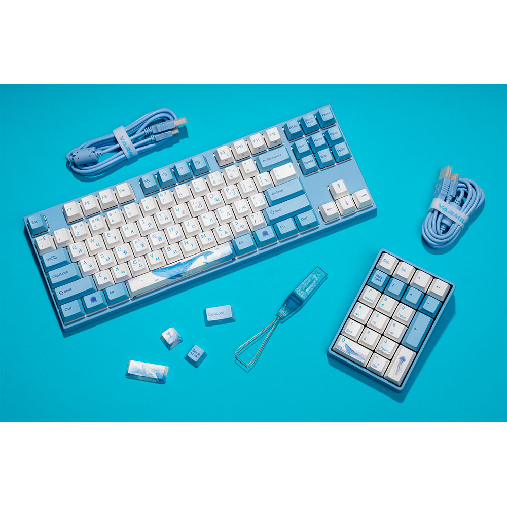 Клавиатура Varmilo VA21M Sea Melody Cherry MX Brown USB (VA21MN2N/LBPE7HV) Подключение проводное