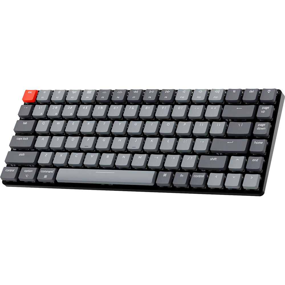 Бездротова клавіатура Keychron K3 Low Profile Hot-Swap Optical Brown White LED USB Bluetooth Black (K3D3_Keychron) Клас ігрова