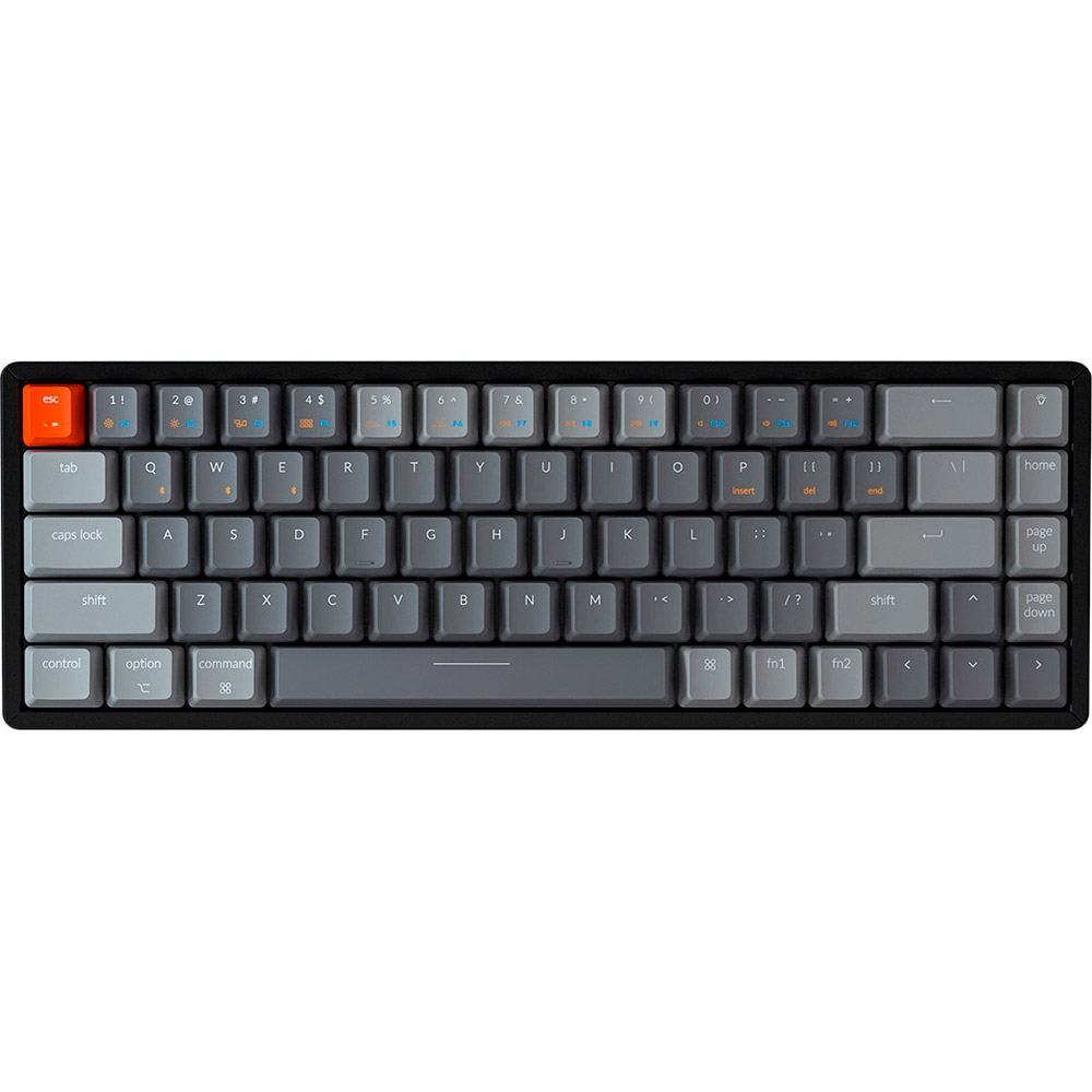 

Клавиатура Keychron K6 Aluminum Frame Hot-Swap Gateron Red RGB USB Bluetooth Black (K6W1_Keychron), K6 68 Key Aluminum Frame Hot-Swap RGB Red
