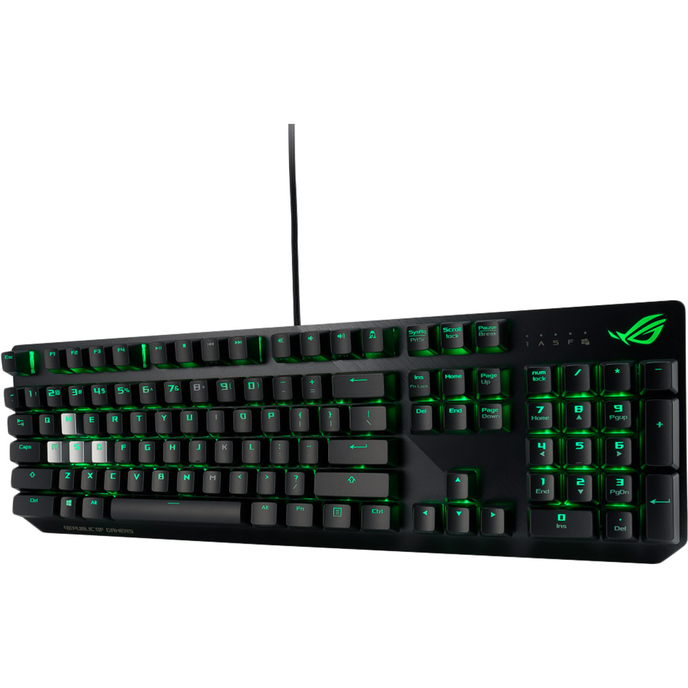 Клавіатура Asus ROG Strix Scope NX Red Switch Black (90MP0186-B0RA00) Підключення дротове
