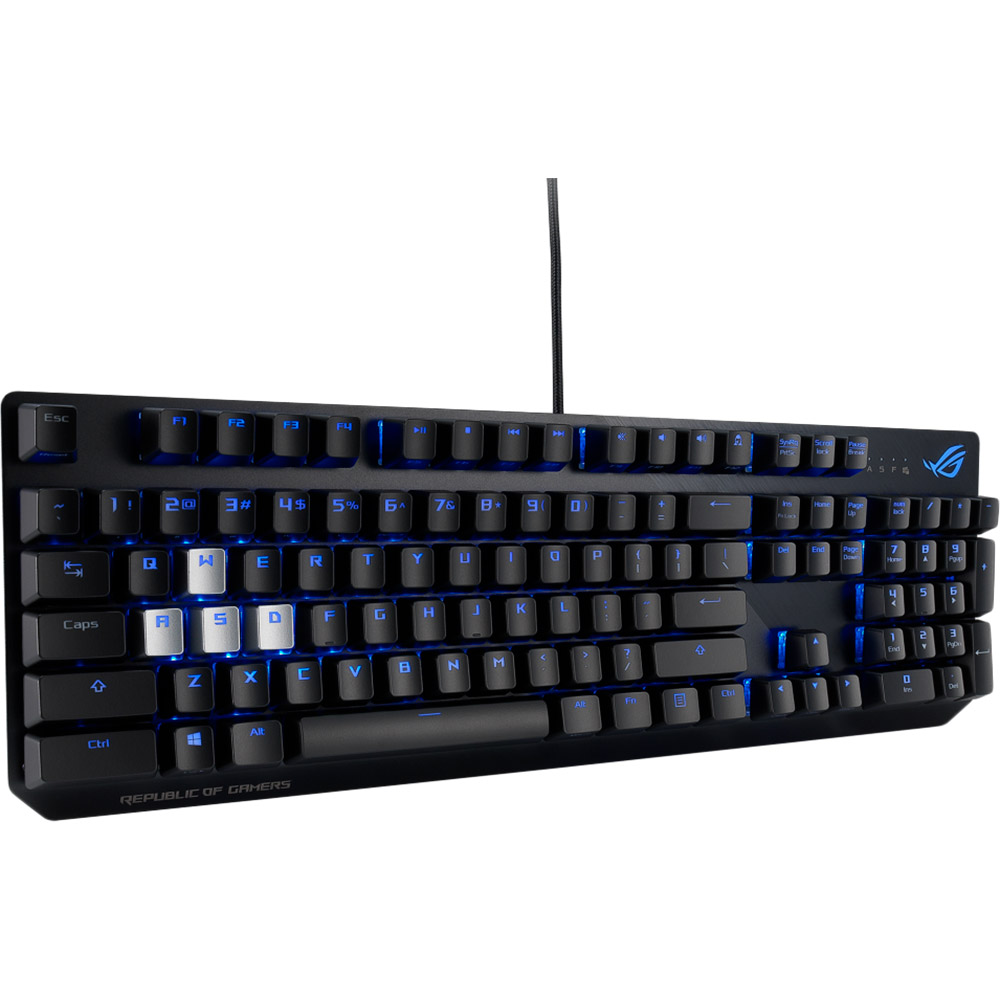 Зовнішній вигляд Клавіатура Asus ROG Strix Scope NX Red Switch Black (90MP0186-B0RA00)