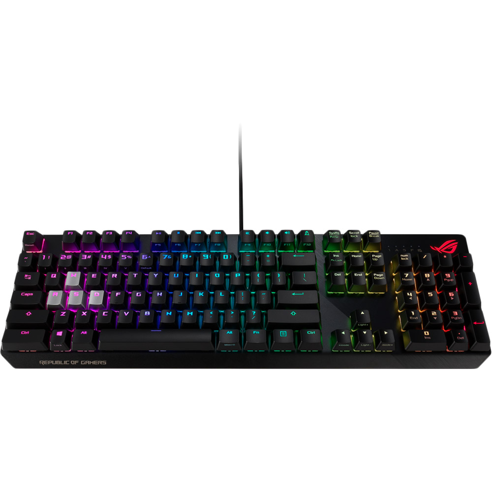 Клавіатура Asus ROG Strix Scope NX Red Switch Black (90MP0186-B0RA00) Клас ігрова