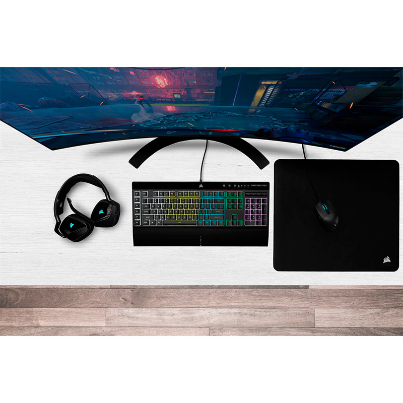 Фото 14 Клавиатура CORSAIR K55 RGB Pro Black (CH-9226765) USB