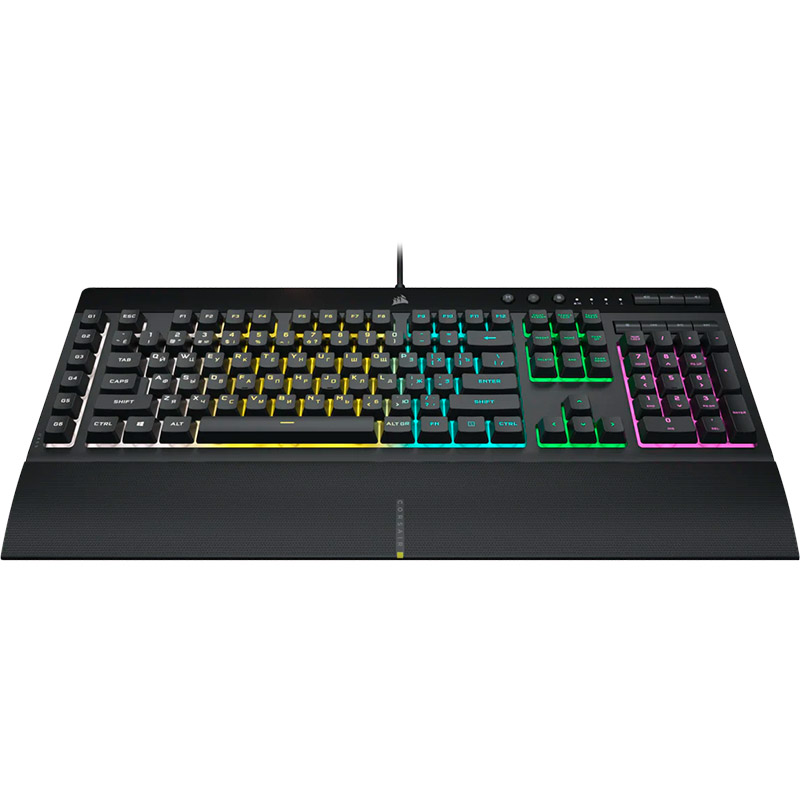 Клавиатура CORSAIR K55 RGB Pro Black (CH-9226765) USB Подключение проводное