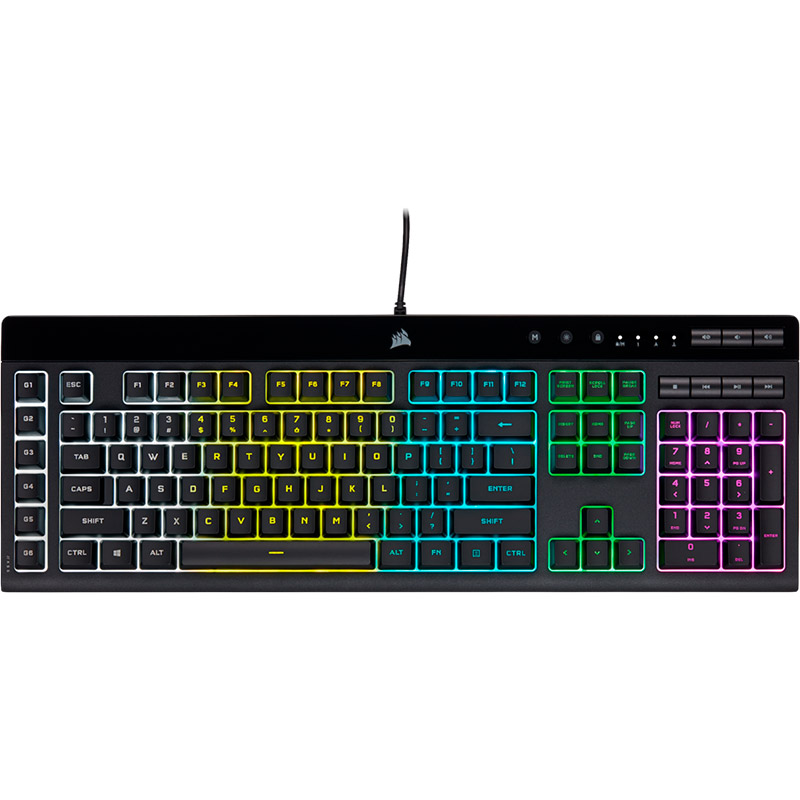 Клавиатура CORSAIR K55 RGB Pro Black (CH-9226765) USB Класс игровая