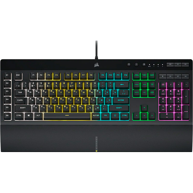 Клавиатура CORSAIR K55 RGB Pro Black (CH-9226765) USB