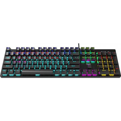 Клавіатура Aula Retribution Mechanical Keyboard EN/RU Red switch (6948391240336) Конструкція механічна