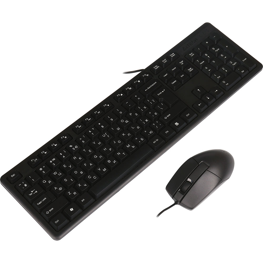 Комплект A4TECH KK-3330 Black Комплектація клавіатура+миша