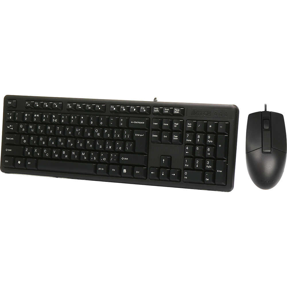 Комплект A4TECH KK-3330 Black Конструкція мембранна