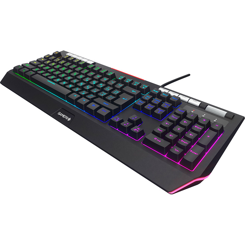 Клавиатура GAMEPRO GK109 RGB Black Конструкция мембранная