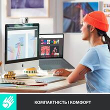 Клавіатура Logitech MX Keys Mini для Mac Wireless Illuminated Pale Grey (920-010526)