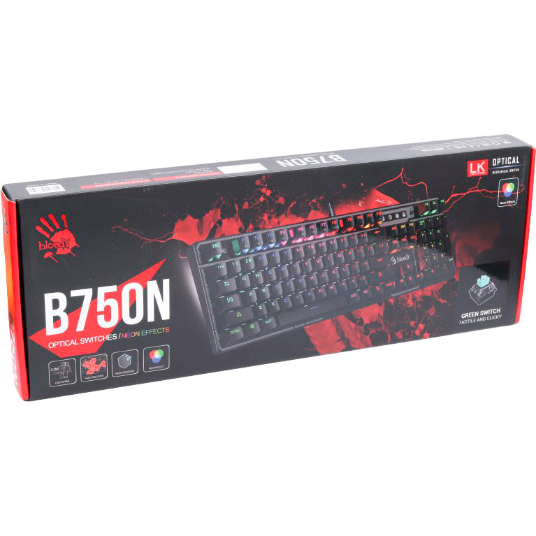 Замовити Клавіатура A4TECH B750N Bloody Black