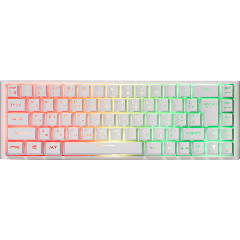 Клавиатура 2E GAMING KG360 RGB WL White (2E-KG360UWT)