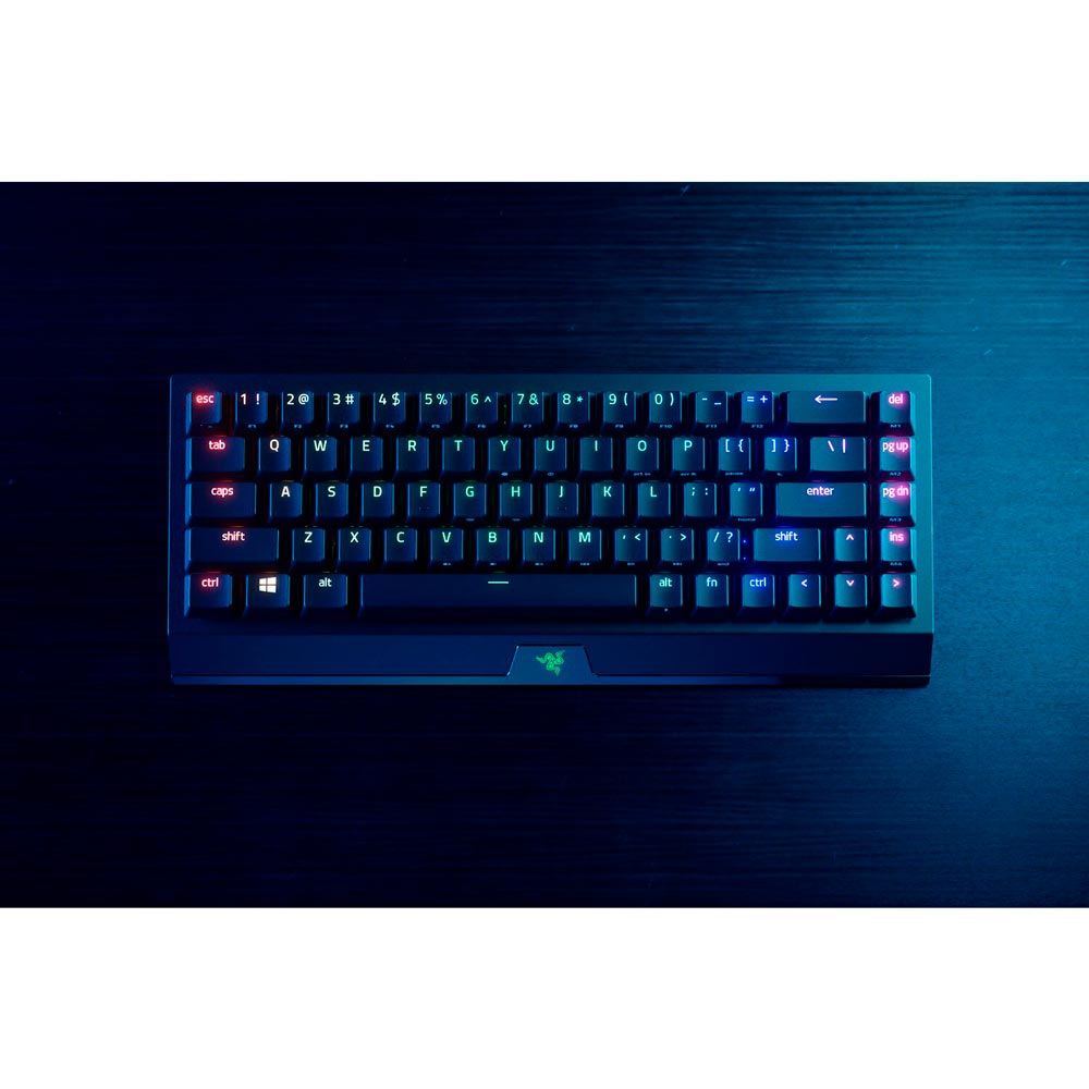 Внешний вид Клавиатура Razer BlackWidow V3 Mini HyperSpeed Green Switch RU RGB Black (RZ03-03891600-R3R1)