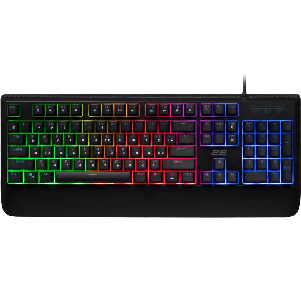 Клавіатура 2E GAMING KG325 LED USB Ukr Black (2E-KG325UB)