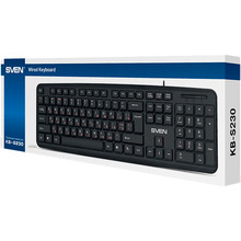 Клавиатура SVEN KB-S230 Black USB