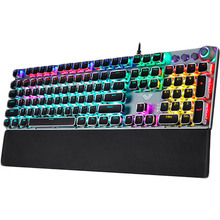 Клавиатура AULA Fireshock V5 Mechanical Wired Keyboard RED switch Black (6948391240602)