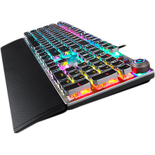 Клавиатура AULA Fireshock V5 Mechanical Wired Keyboard RED switch Black (6948391240602)