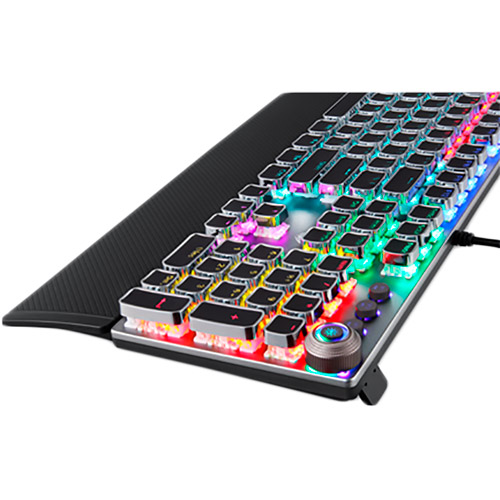 Заказать Клавиатура AULA Fireshock V5 Mechanical Wired Keyboard RED switch Black (6948391240602)