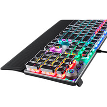 Клавиатура AULA Fireshock V5 Mechanical Wired Keyboard RED switch Black (6948391240602)