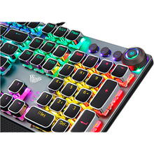 Клавиатура AULA Fireshock V5 Mechanical Wired Keyboard RED switch Black (6948391240602)