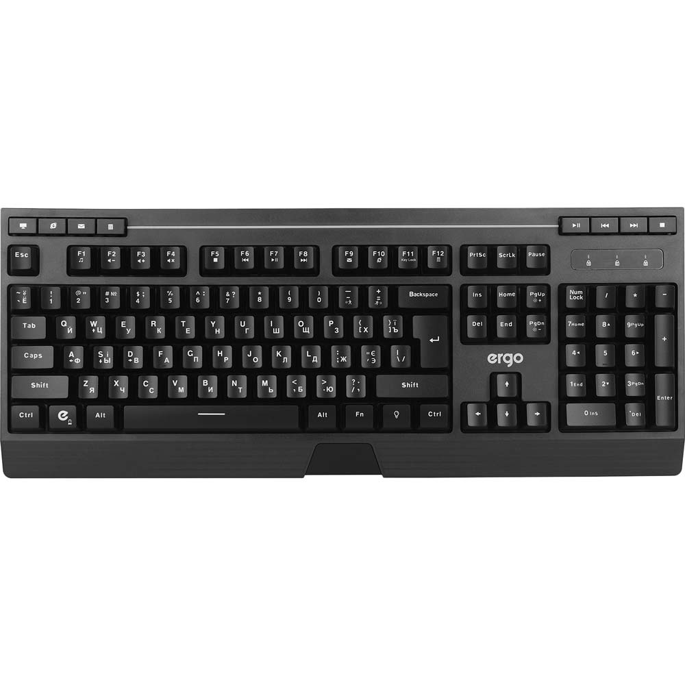 Фото Клавіатура ERGO KB-612 Black (KB-612)